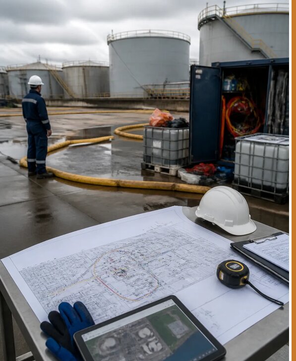 Разработка плана ликвидации разливов нефти в Саянске